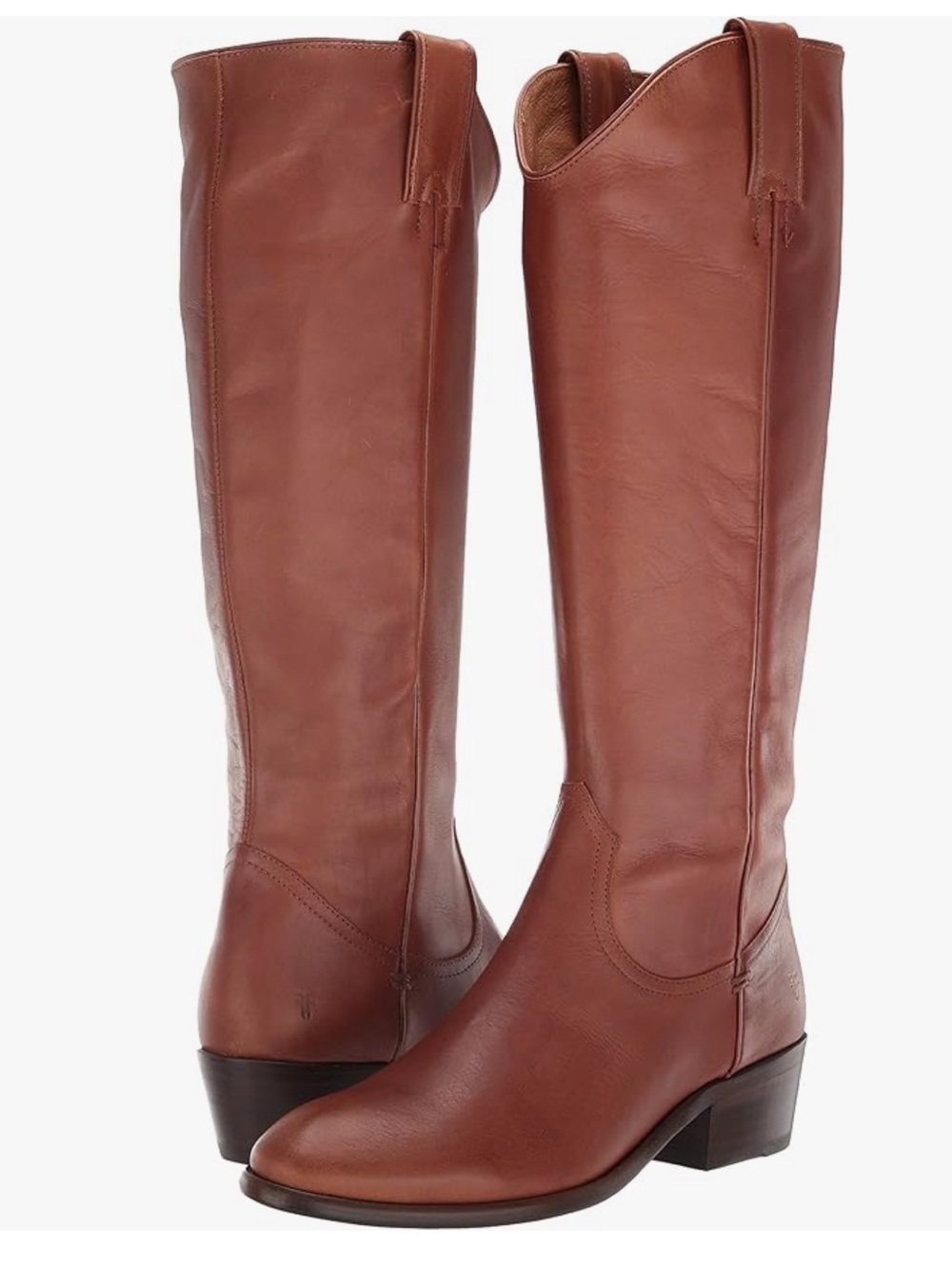 Frye Carson Pull On Women's Tall Cowgirl Leather Boots Molasses Western Vintage - Picture 2 of 16